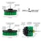 Drill Brush Power Scrubber By Useful Products 7 in W 5 in L Brush, Green G-542OMS-2L-7X-QC-DB - alternate 4